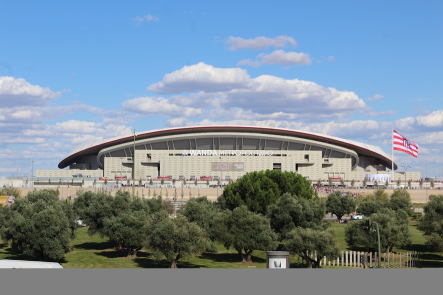 Wanda Metropolitano. Foto por: Anónimo, dominio público. 16/09/2017 Madrid.