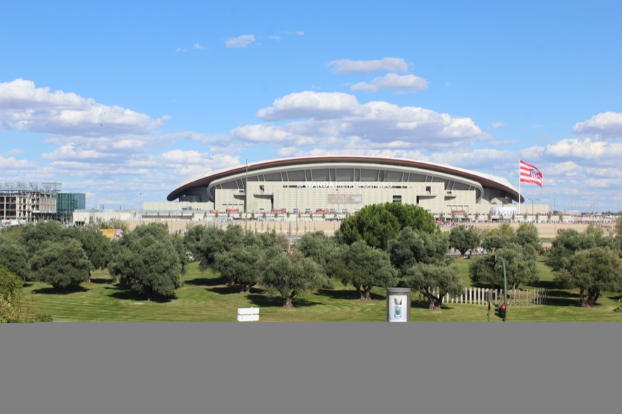 Wanda Metropolitano, foto con vistas centrales. Foto por: JesVCB.