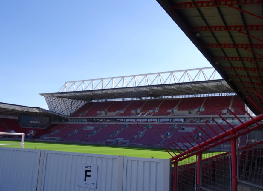 The new West Stand of Ashton Gate.