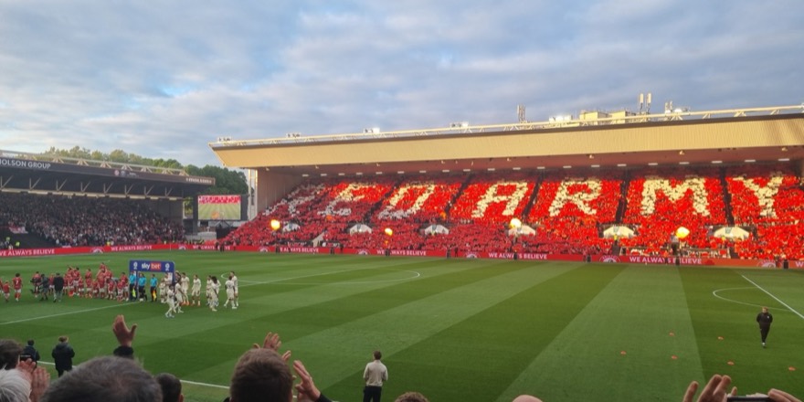Ashton Gate Stadium before the EFL Championship Play-off semi final. 8th May 2025