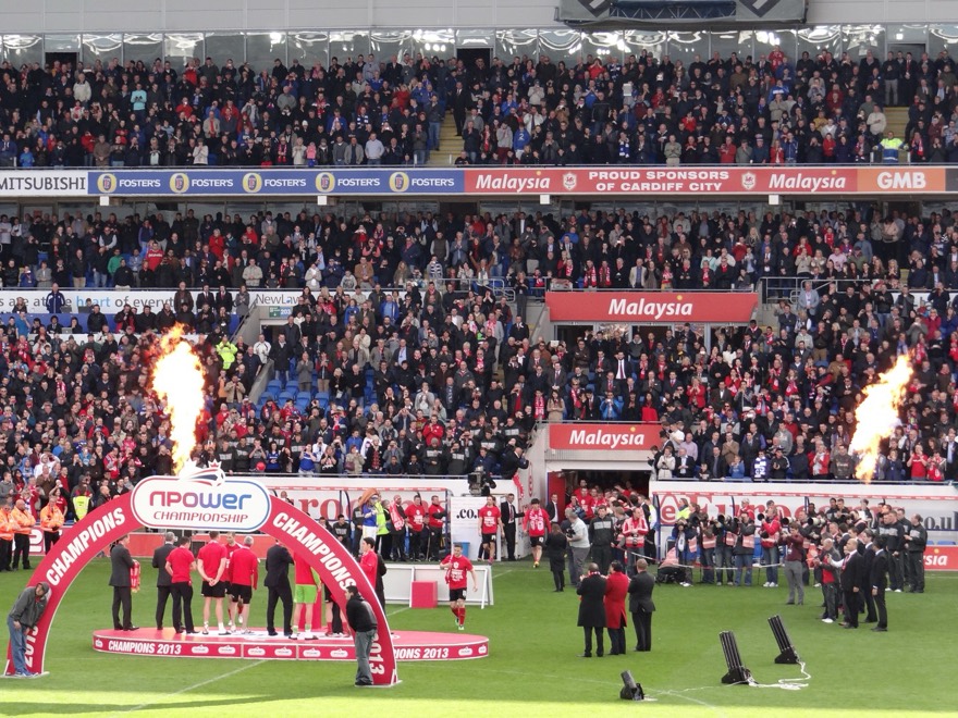 27/04/13 Cardiff City v Bolton, Championship, Cardiff City Stadium, Cardiff, Wales
