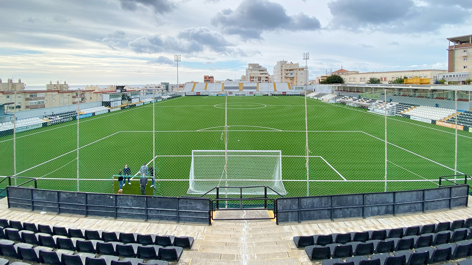 O Estadio Alfonso Murube, com 6.500 lugares, na cidade autônoma espanhola no norte da África