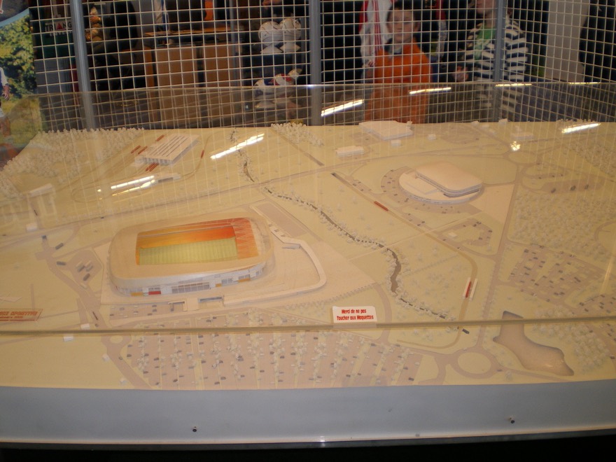 Maquette de la MMArena futur stade du MUC 72.