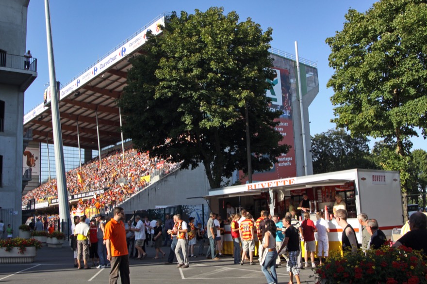 Buvette au Stade Bollaert de Lens.