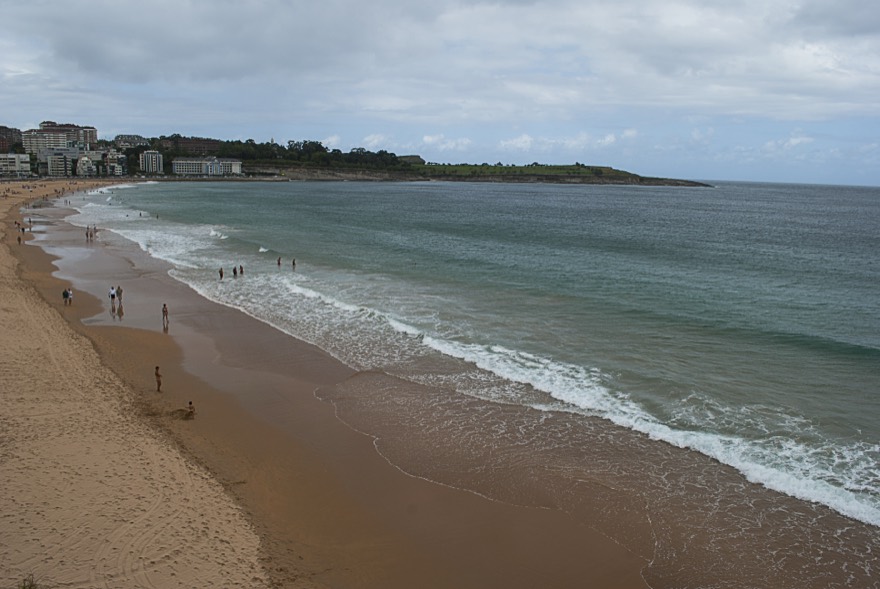 Playa del Sardinero en Santander.