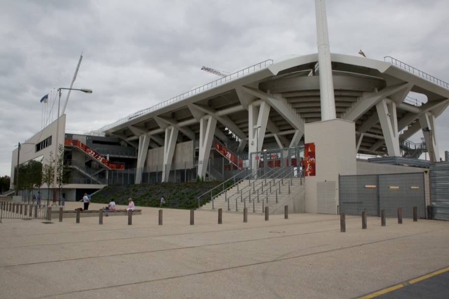 Stade Auguste-Delaune pendant l'été 2007