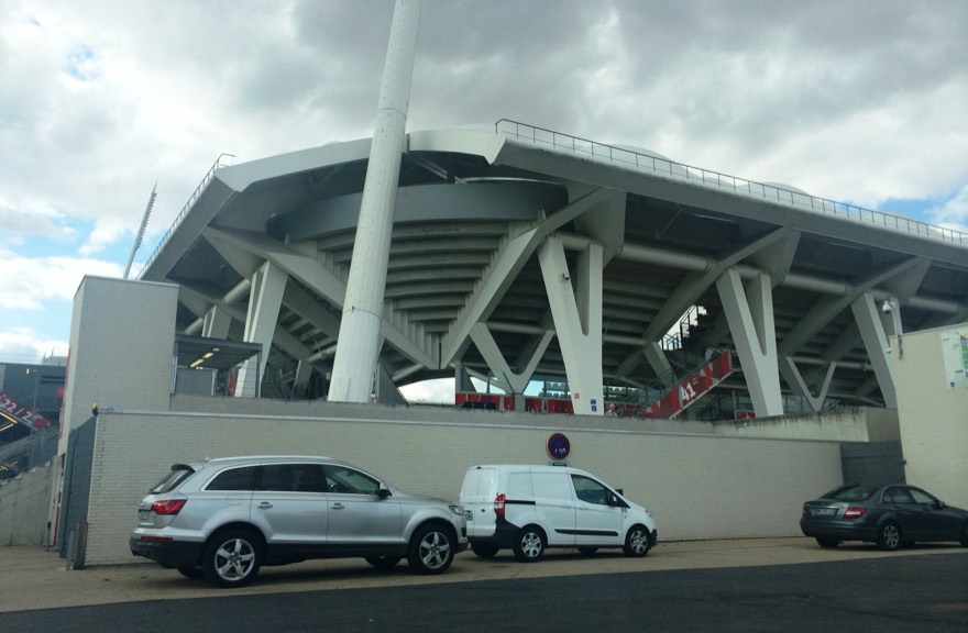 The Auguste Delaune stadium in Reims, northern France