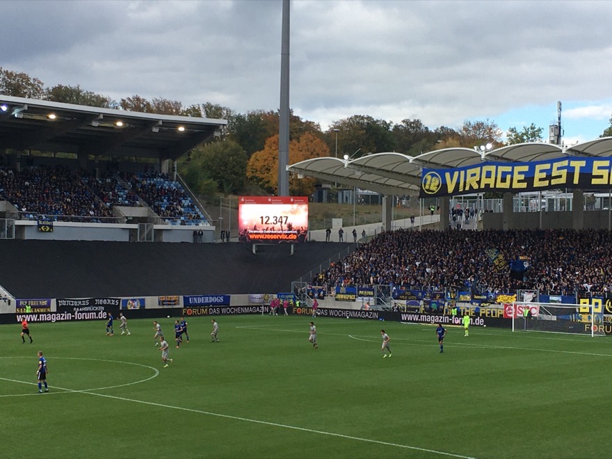 Ludwigsparkstadion Oktober 2021 Zuschaueranzahl