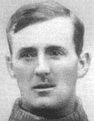 Football goalkeeper Jerry Dawson (1888-1970). Image found in the Burnley Express and in The Clarets Chronicles (ISBN 978-0-9557468-0-2). Both give no details of