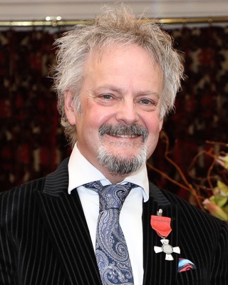 Chris Chilton, after his investiture as MNZM, for services to music and journalism, at Government House, Wellington, on 15 September 2022.