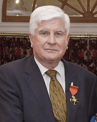 Peter Lorimer, after his investiture as ONZM, for services to the State, at Government House, Wellington, on 25 September 2018.