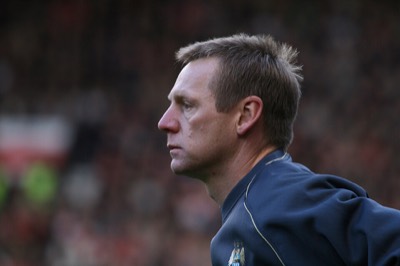Stuart Pearce, manager of Manchester City F.C.