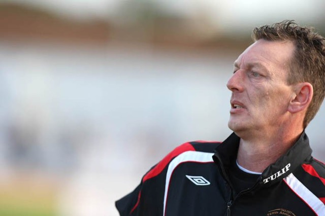 Alan McDonald Glentoran Manager
