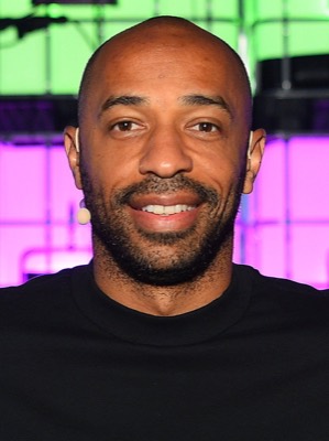 2 November 2021; Thierry Henry, Assistant Coach, Belgium National Football Team, on Centre Stage during day one of Web Summit 2021 at the Altice Arena in Lisbon